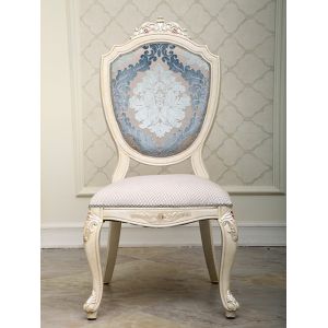 SGS Solid Wooden Oak Retro Upholstered Dining Chairs Chenille Cover