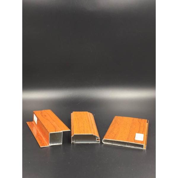 0.4mm Wood Grain Aluminium Profile Heat Insulation For Iraq Malaysia