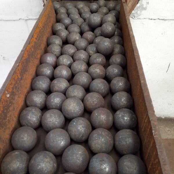 120mm Forged Steel Balls B2 Material 60 - 65HRC Grinding Metal Ball For Power Plant