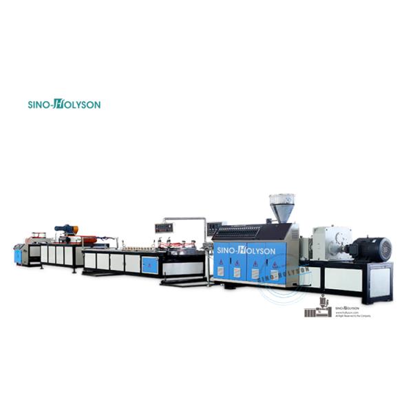 Foam Board Conical Twin Screw Extruder Production Line With 75 Rpm Screw Speed