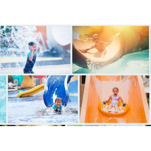 Fiberglass Water Splash For Kids Aqua Park Swimming Pool Kids Water Park Equipment​