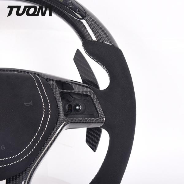 Sports LED Carbon Fibre Mercedes Steering Wheel S63 Alcantara