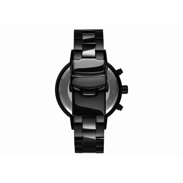 Black and silver mens stainless steel watches design your own watch for men