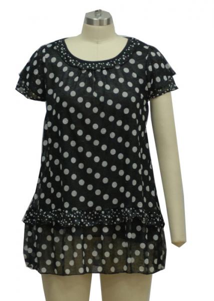 Quality 100% Polyester Women'S Chiffon Dresses , Classic Black And White Party Dresses for sale