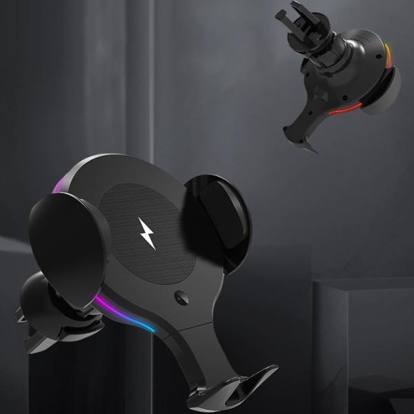 Smart Sensor 110 KHZ Car Mount Wireless Charger For Iphone 12 Pro Max