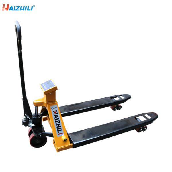 Accurate Warehouse Pallet Jack With Fully Sealed Galvanized Hydraulic Unit Housing