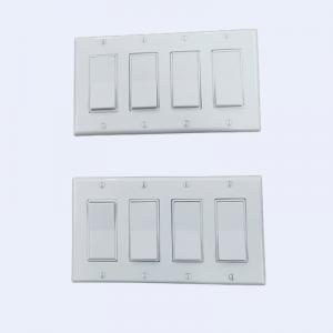 China Prefabrication 4 Gang Wall Socket Switch With Socket Plug Electrical Wire on sale