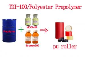 China Colorless TDI 100 Based Polyester Polyurethane Prepolymer on sale