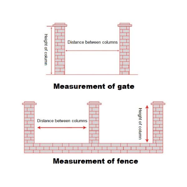 Rust Resistant Galvanized Metal Decorative Gate Ornamental Aluminum Gates