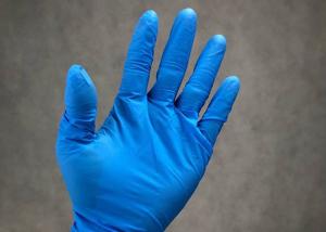Cheap Bodyguards Clear Vinyl Nitrile Medical Examination Gloves / Blue Nitrile Exam Gloves wholesale
