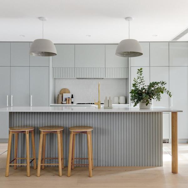 Full Kitchen Cabinet Set Custom Australian Standards Stainless Wood Furniture Sintered Stone Countertop for Villa Project