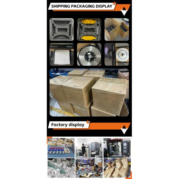 HEUR Brake Carbon Ceramic Disc For Mercedes-Benz G63 Upgrade 400*36MM Front Set