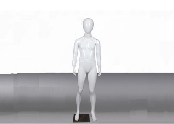 Quality White Color Full Body Child Mannequins For Kids Clothing Displays Fashion Design for sale