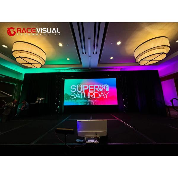 7680HZ P2.9 Indoor Full Color Led Screen For Events 500mmx1000mm Cabinet Size IP40 Rating