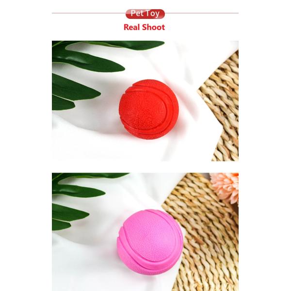 Dog Chew Toys Solid Rubber Balls Elasticity Teeth Cleaning Ball Diameter Solid Durable