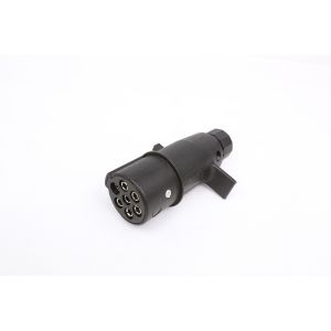 Buy cheap Black Automotive Trailer Connectors / 7 Way Trailer Plug Connector ISO1185 from wholesalers