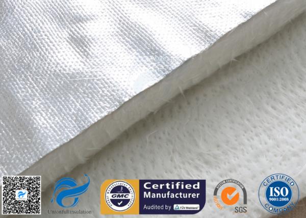 Aluminium Foil Fiberglass Needle Mat E Glass Heat Insulation Blanket 25MM 800℃