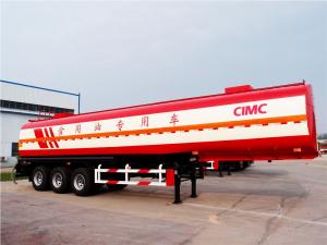 Cheap CIMC edible diesel fuel oil semi trailer fuel tank trailer fuel tank vehicle wholesale
