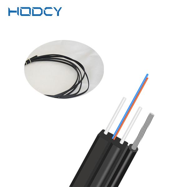 GJYXFCH-1B6-SM SC/UPC 100M 1 core 2mm*5mm FRP Steel wire Indoor Outdoor Fiber Optic Cable G657A LSZH Ftth Drop Cable