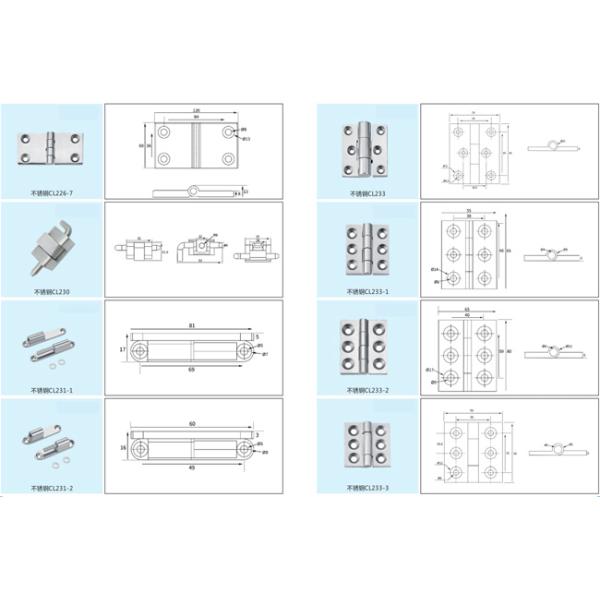 Heavy Load Stainless Steel 304 / Zinc Alloy Oven Door Hinge Polished Chrome Galvanized Finish For Cabinet
