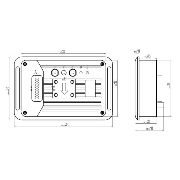 7 Inch Touch Screen Display For All Kinds Of Environmental Sanitation Equipment Customization Industrial Display