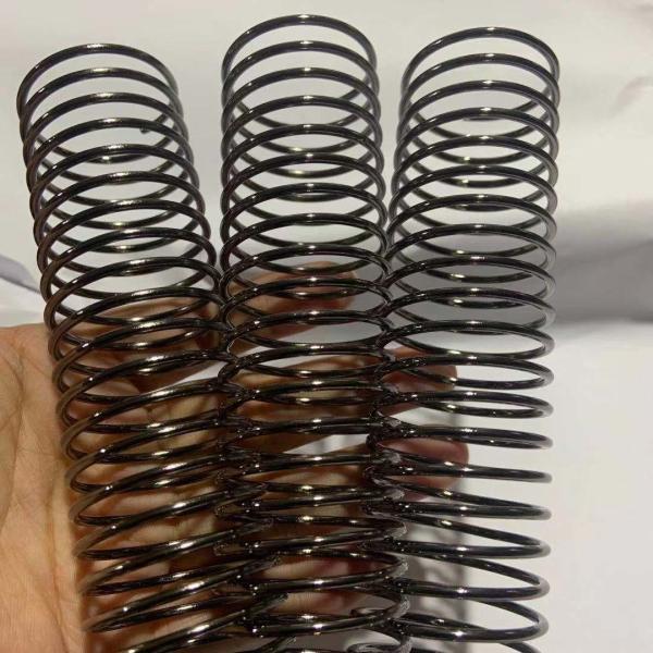 Wire Dia2.0mm Electroplating Black Spiral Binding Coils