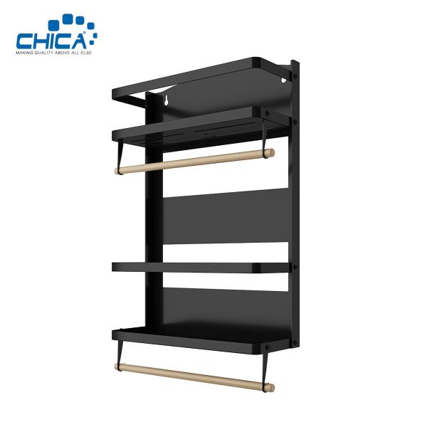 Accessories of Kitchen Sink 4 Tiers Kitchen Fridge Storage Rack Fridge Rack