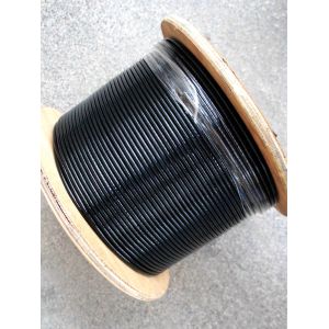 Buy cheap 6mm Black Nylon Coated Gym Cable with High Carbon Steel and 7x19 Structure for from wholesalers