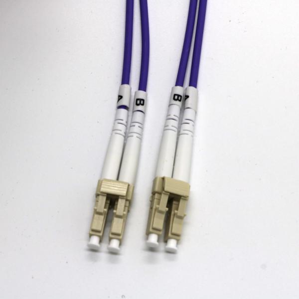 Duplex Multimode Fiber Patch Cable Customized Color With LC / UPC Connector