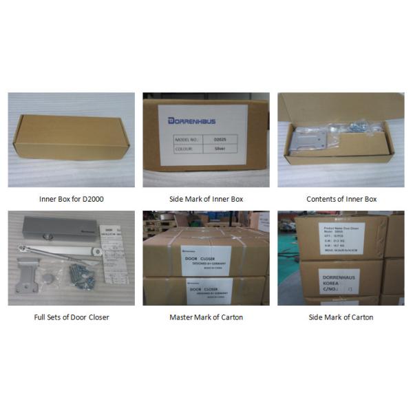 Eurospec Hold Open Arm Door Closer D2000T Adjustable Spring Force Backcheck