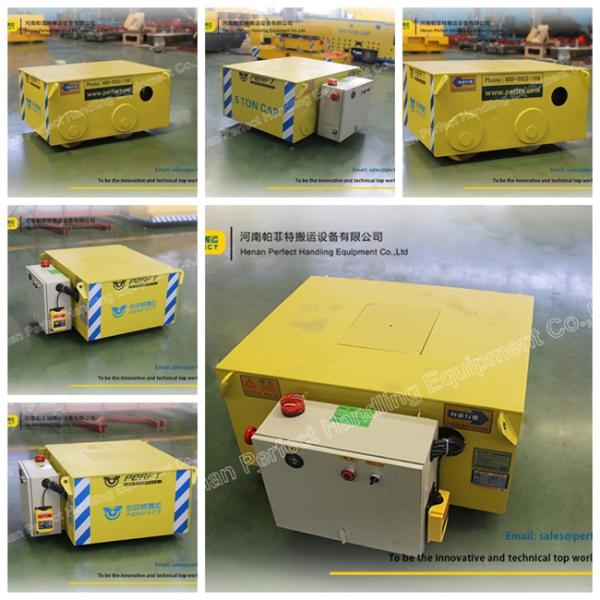Battery Transfer Cart / Heavy Duty Handling Equipment With Warning Light