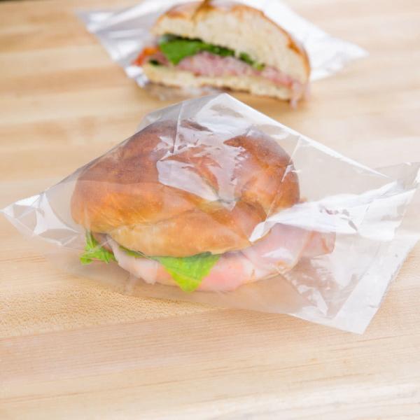 Quality 6" X 8" Plastic Sandwich Bags LDPE Material Clear Colour Customized Thickness for sale