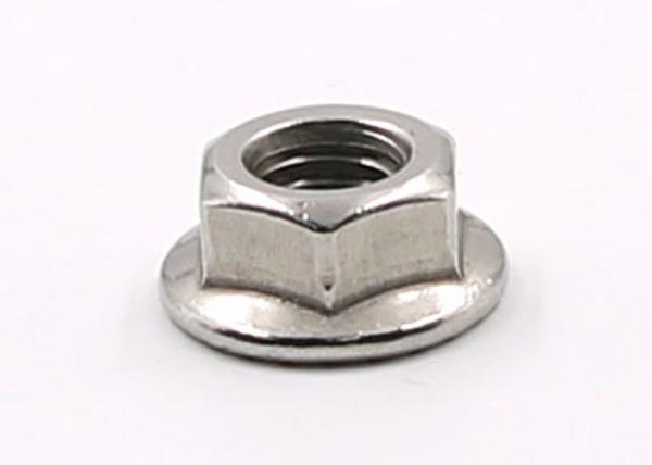 Quality Stainless Steel A2 M3-M24 DIN6923 Hex Flange Nuts with Serrations for sale