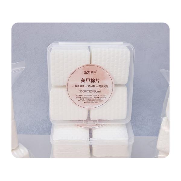 OEM ODM Nail Polish Remover Cotton Pads Lint Free Nail Cotton Pads