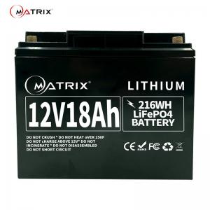 Cheap deep cycle LiFePO4 lithium battery 12v 18ah replace lead acid battery wholesale
