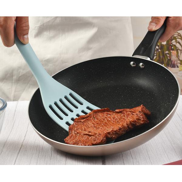 Creative Color Silicone Kitchen Utensil Sets Combination Nylon Scoop Nonstick 6 Pcs Set