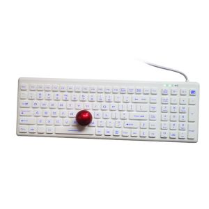 Cheap IP68 AMber Illumination Washable Hospital Keyboard Rubber wholesale