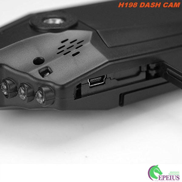 2.4 Tft Lcd Screen Night Vision Dash Cam Hd 720p H198 6 Leds For Ir Led Lights