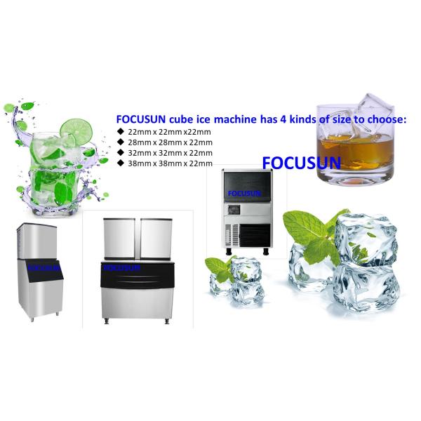 Portable Small Ice Cube Maker Machine with 490W/440W Power in Food Beverage Shops