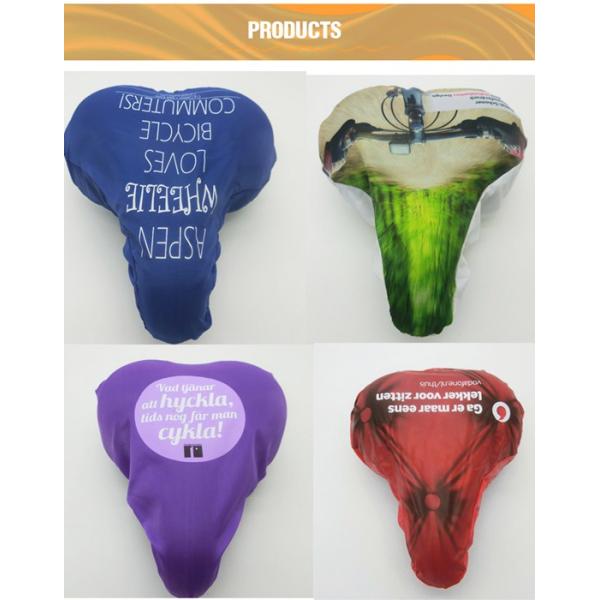 SGS Custom Promotional Bags , Waterproof PVC Bicycle Seat Cover