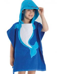 Cheap baby hooded towel kids poncho towel wholesale