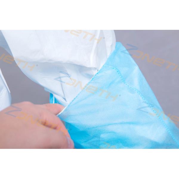 Anti Slip Blue 35GSM Disposable Plastic Boot Covers