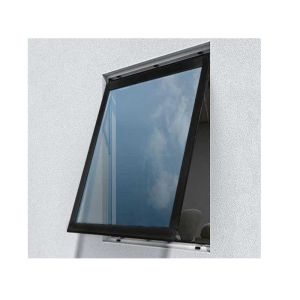 Double Glazed Black Aluminum Alloy Awning Windows