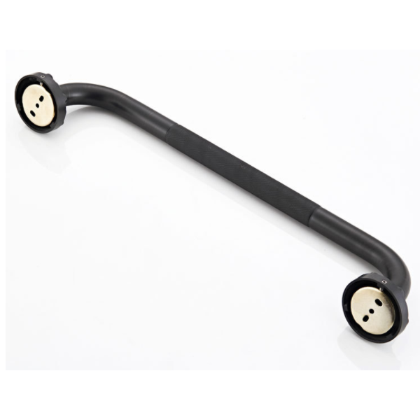 bathroom toilet grab rail black Bronze Bathroom Safety Grab Bars Chrome Knurled Silicone slip ring Grab Bar