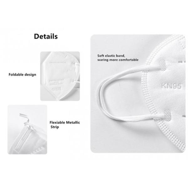 Hospital Disposable Surgical Masks , White Unisex Disposable N95 Mask