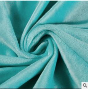 China Polyester super soft flannel, Supersoft knitted apparel fabrics on sale