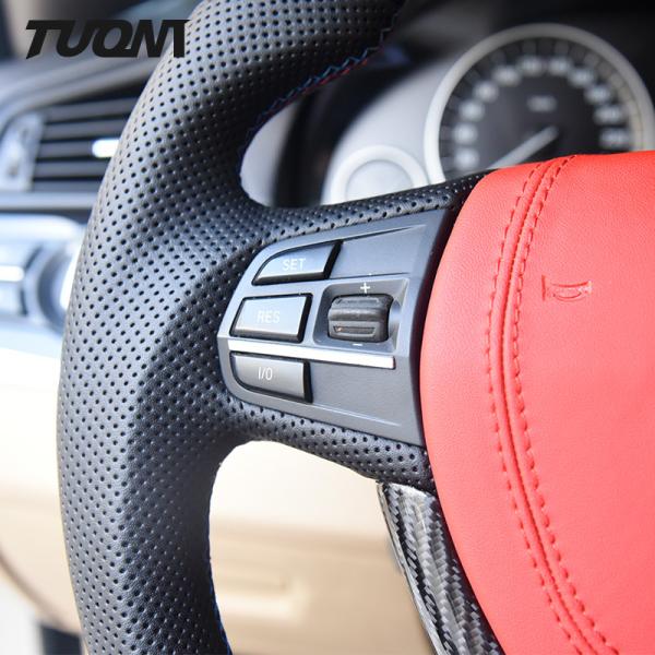 Leather Bmw 5 Series F10 Carbon Fiber Steering Wheel Car Accessories