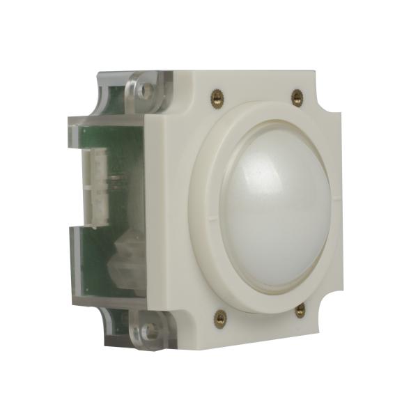 50mm White Industrial Trackball For Medical , Ip68 Waterproof