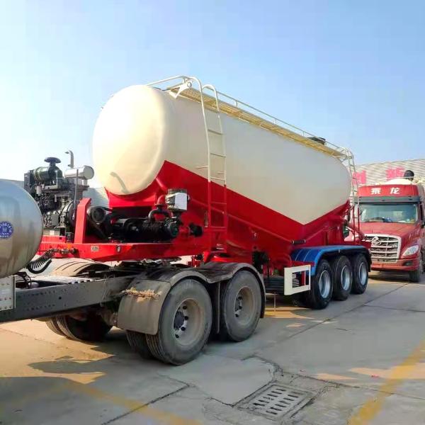 Powder Discharging Tanker Semi Trailer Truck Trailer Cement Tanker Semi-trailer
