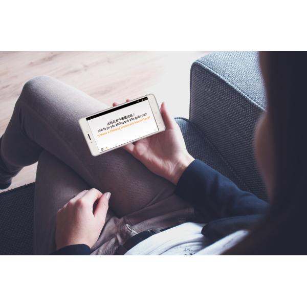 35 Languages Electronic Voice Translator Dark Grey Color Farseer 3000mah Battery